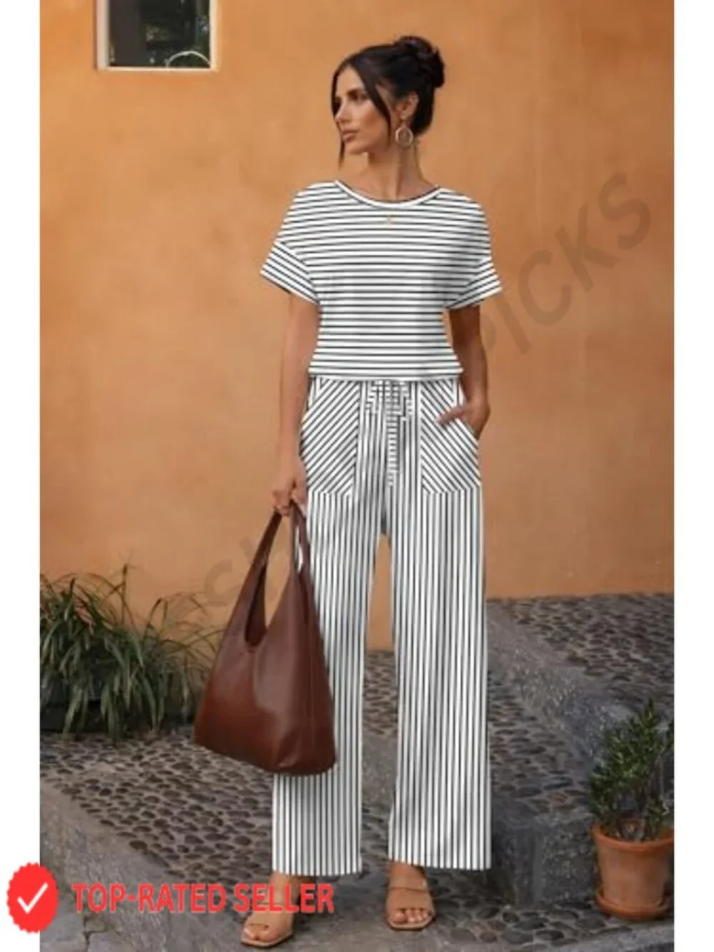Women's Casual Summer Jumpsuit Short Sleeve One Piece with Pockets
